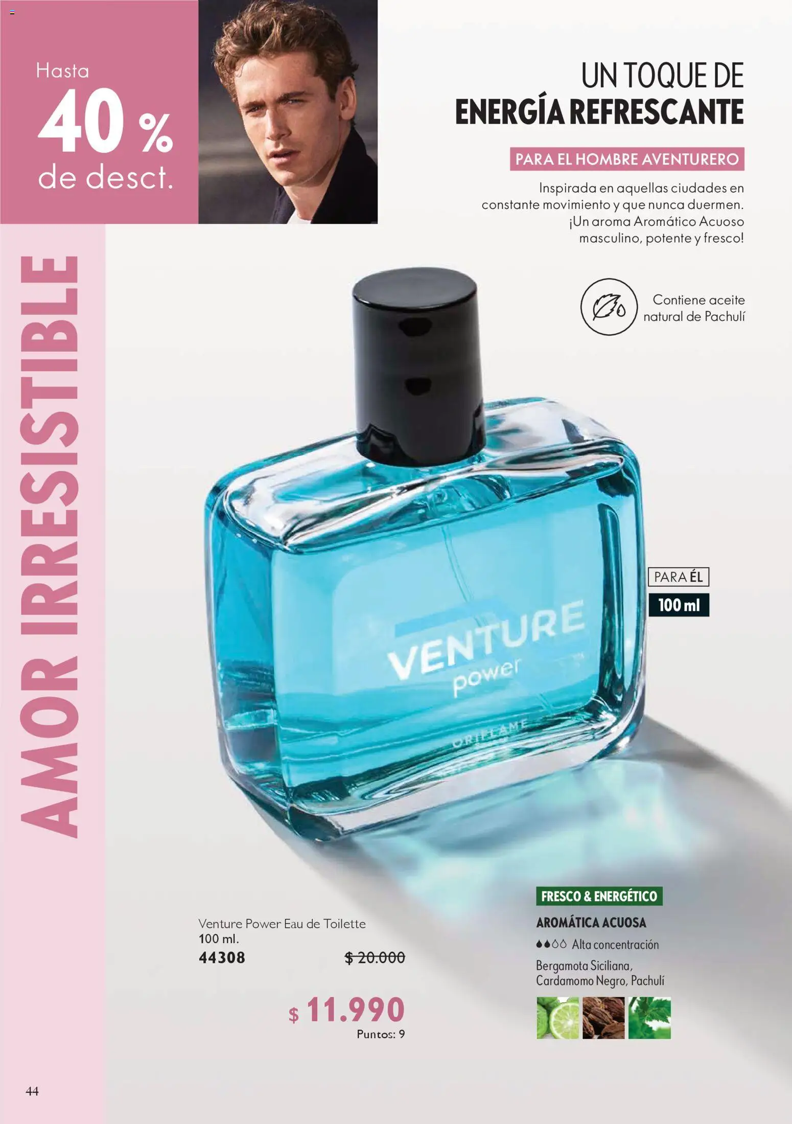 Oriflame catálogo │ válido desde el 24.01.2026 | Página: 44 | Productos: Eau de toilette, Aceite