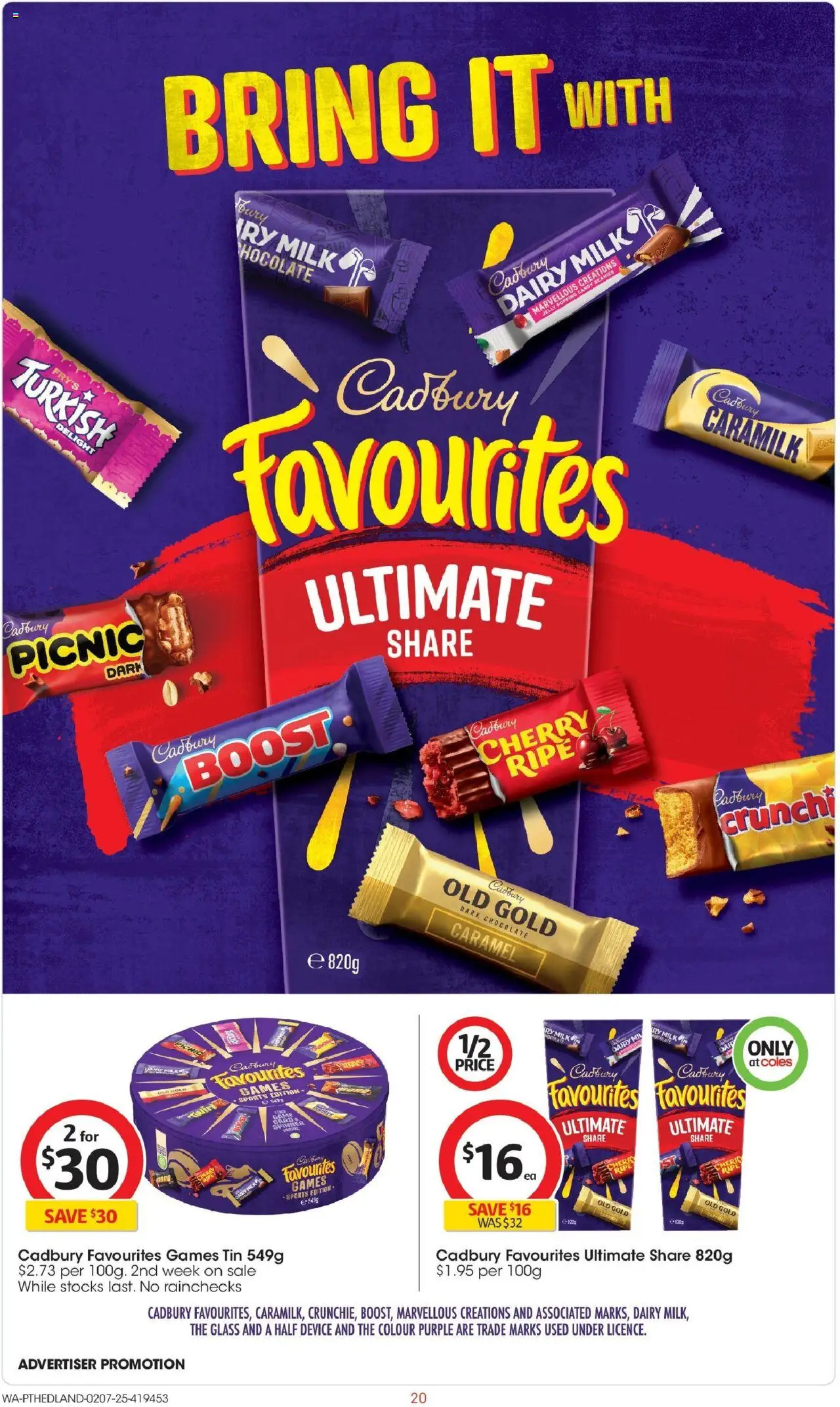 Coles catalogue - valid from 02.07.2025 | Page: 20 | Products: Milk, Dairy, Chocolate, Device
