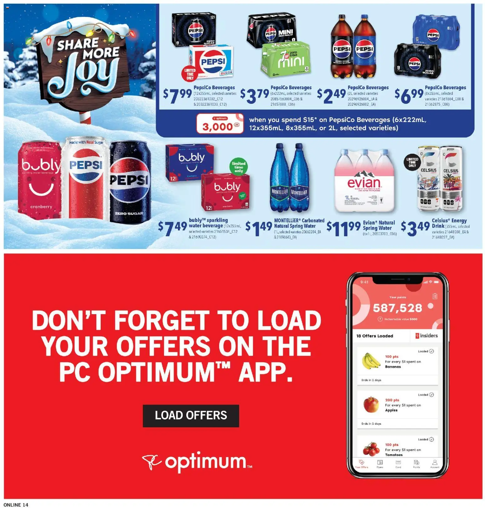 Fortinos flyer valid from 27.12.2025 | Page: 13 | Products: PC, Apples, Tomatoes, Bananas