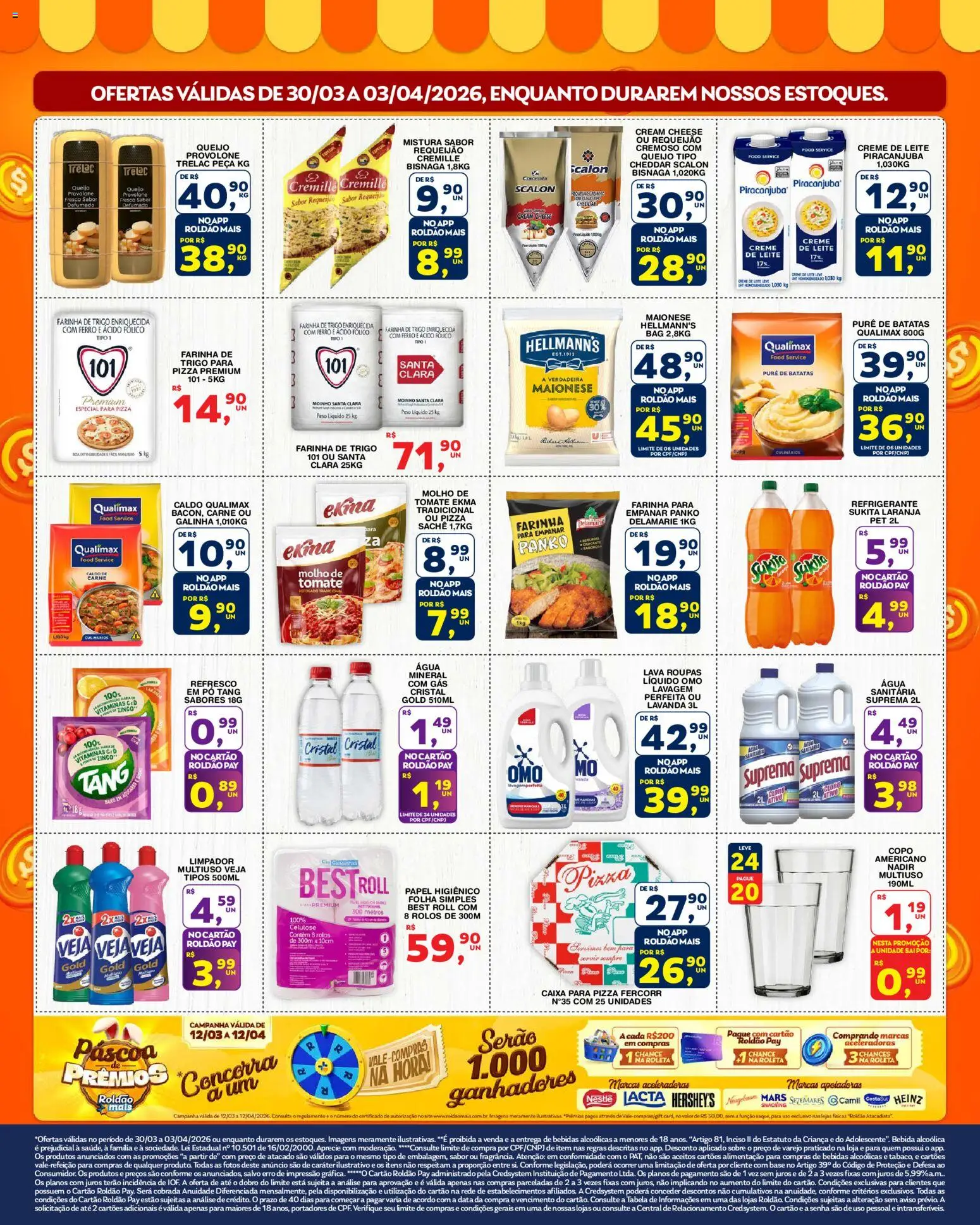 Roldão Folheto - válido de 30.03.2026 | Página: 2 | Produtos: Ferro, Base, Carne, Refrigerante
