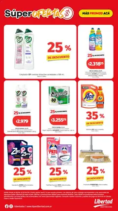 Vista previa Hipermercado Libertad - Super ofertas- semana  válido desde el 08.04.2026 | Página: 8 | Productos: Desinfectante, Lavandina, Suavizante, Crema