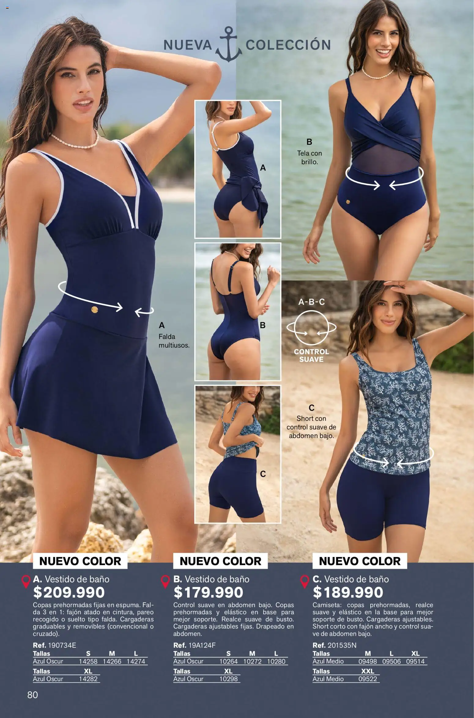 Leonisa revista - valida desde el 23.10.2025 | Página: 86 | Productos: Short, Vestido, Vestido de baño, Pareo