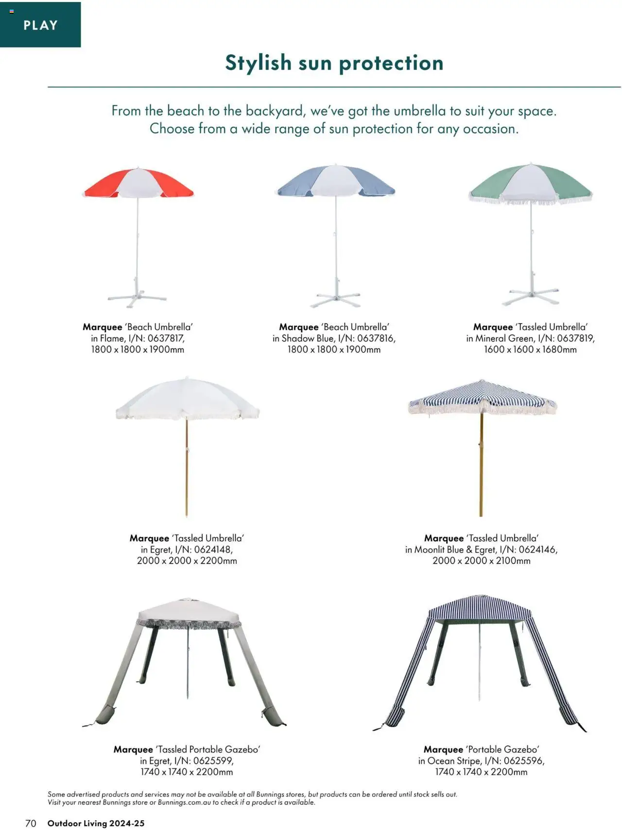 Bunnings Warehouse catalogue from 01.09.2024 | Page: 70