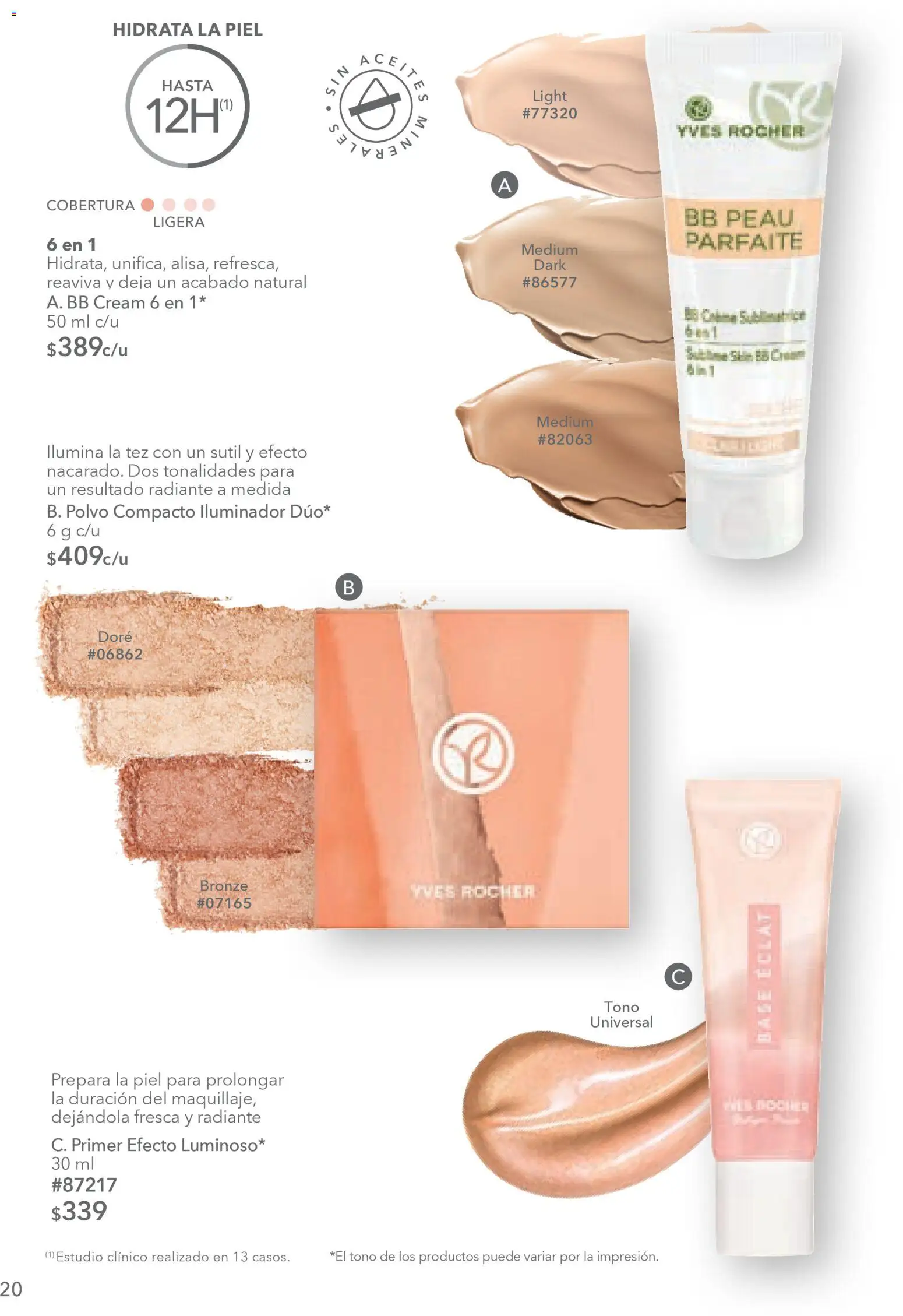 Nuevas ofertas de Yves Rocher válidas en toda la República Mexicana desde el 10.02.2026. ¡Encuentra las mejores ofertas en Yves Rocher campaña 3 2026! | Página: 20 | Productos: Iluminador, Polvo compacto, Radiante, Polvo