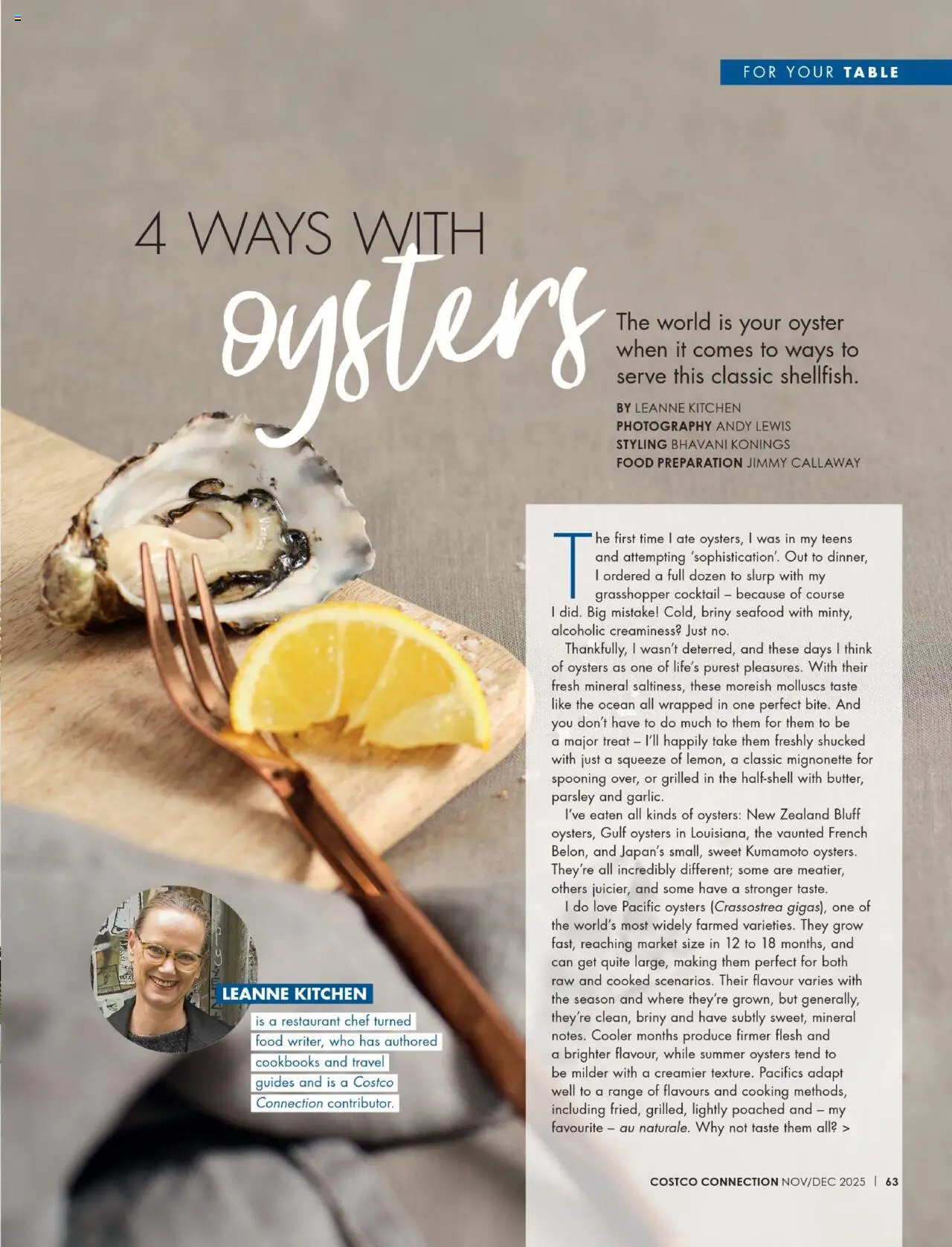 Costco catalogue - valid from 01.11.2025 | Page: 63 | Products: Oysters, Salad, Hat, Pavlova