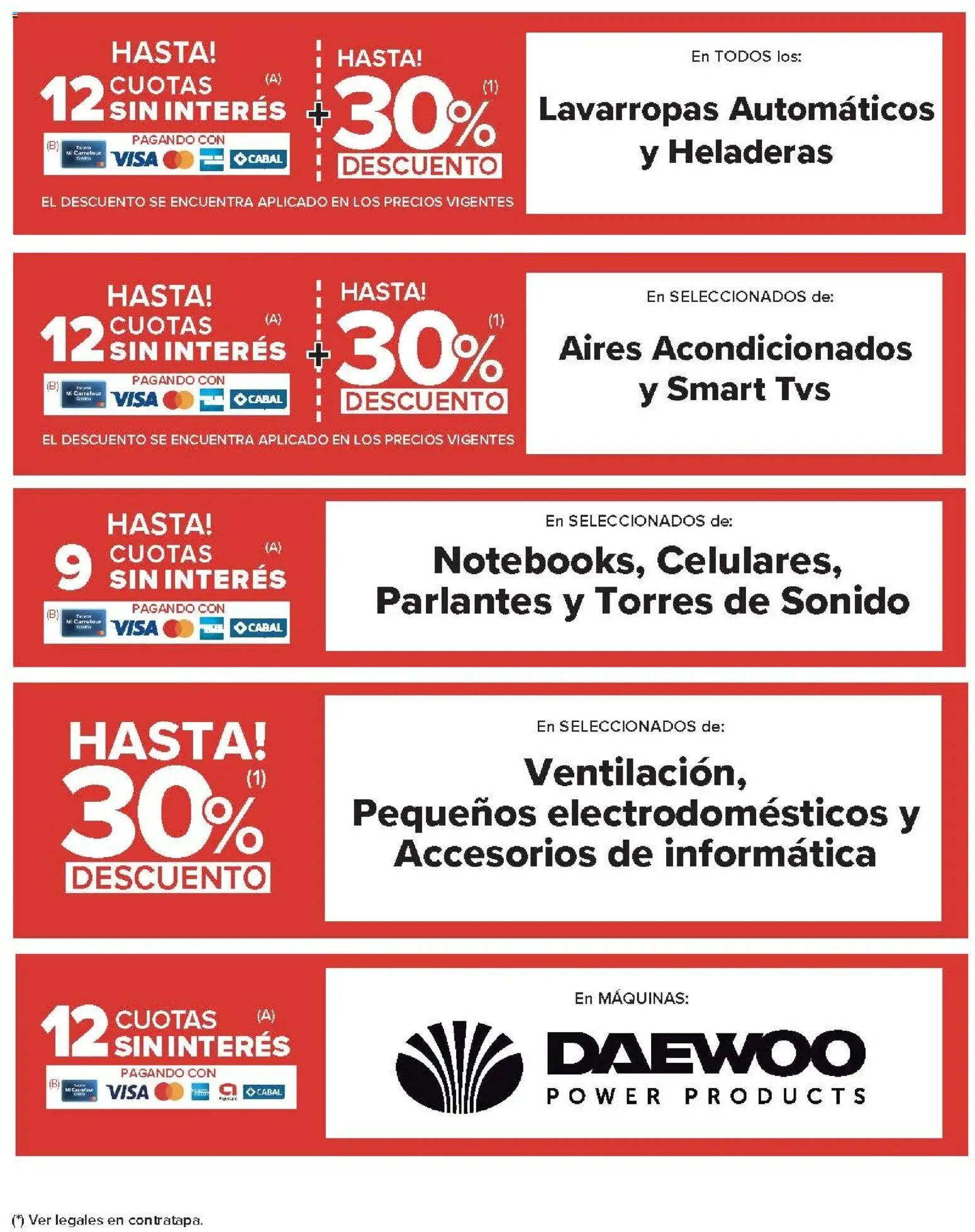 Carrefour ofertas │ válido desde el 06.01.2026 | Página: 27 | Productos: Lavarropas