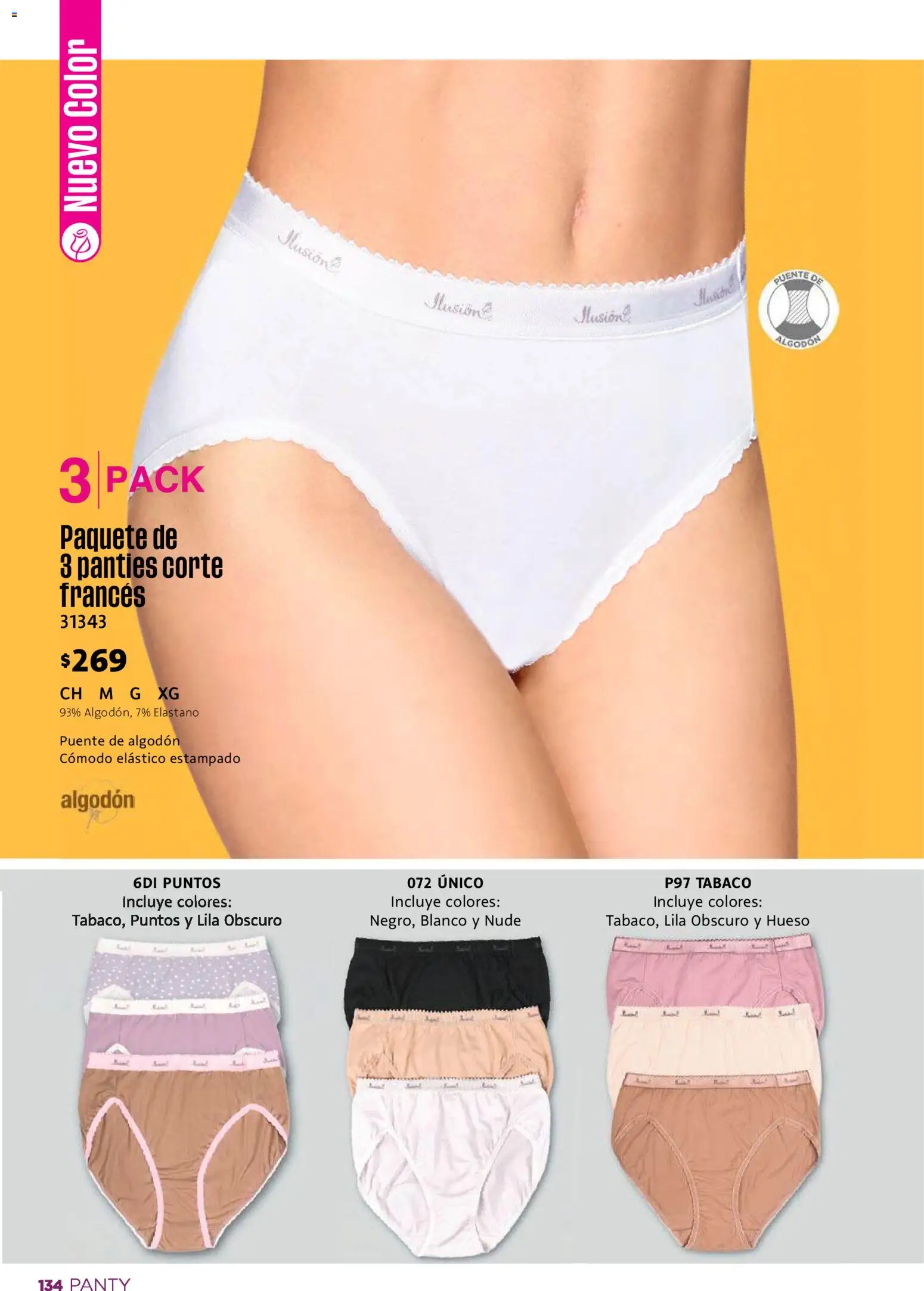 Nuevas ofertas de Ilusión válidas en toda la República Mexicana desde el 01.05.2026. ¡Encuentra las mejores ofertas en Ilusión catálogo Verano! | Página: 136 | Productos: Algodón