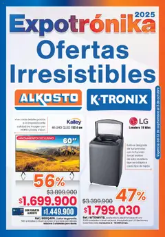 Alkosto - Ofertas Irresistibles -  Vista previa de la revista de la tienda Alkosto valido desde el 13.09.2025