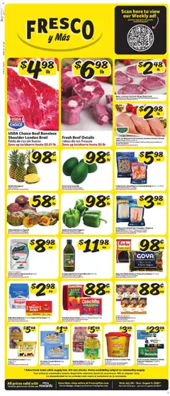 Preview of Fresco y Más weekly ads valid from 30.07.2025