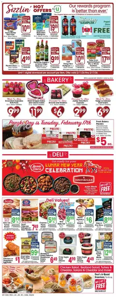 Preview of Jewel Osco weekly ads valid from 11.02.2026 | Page: 4 | Products: Cheese, Beer, Chips, Cupcake