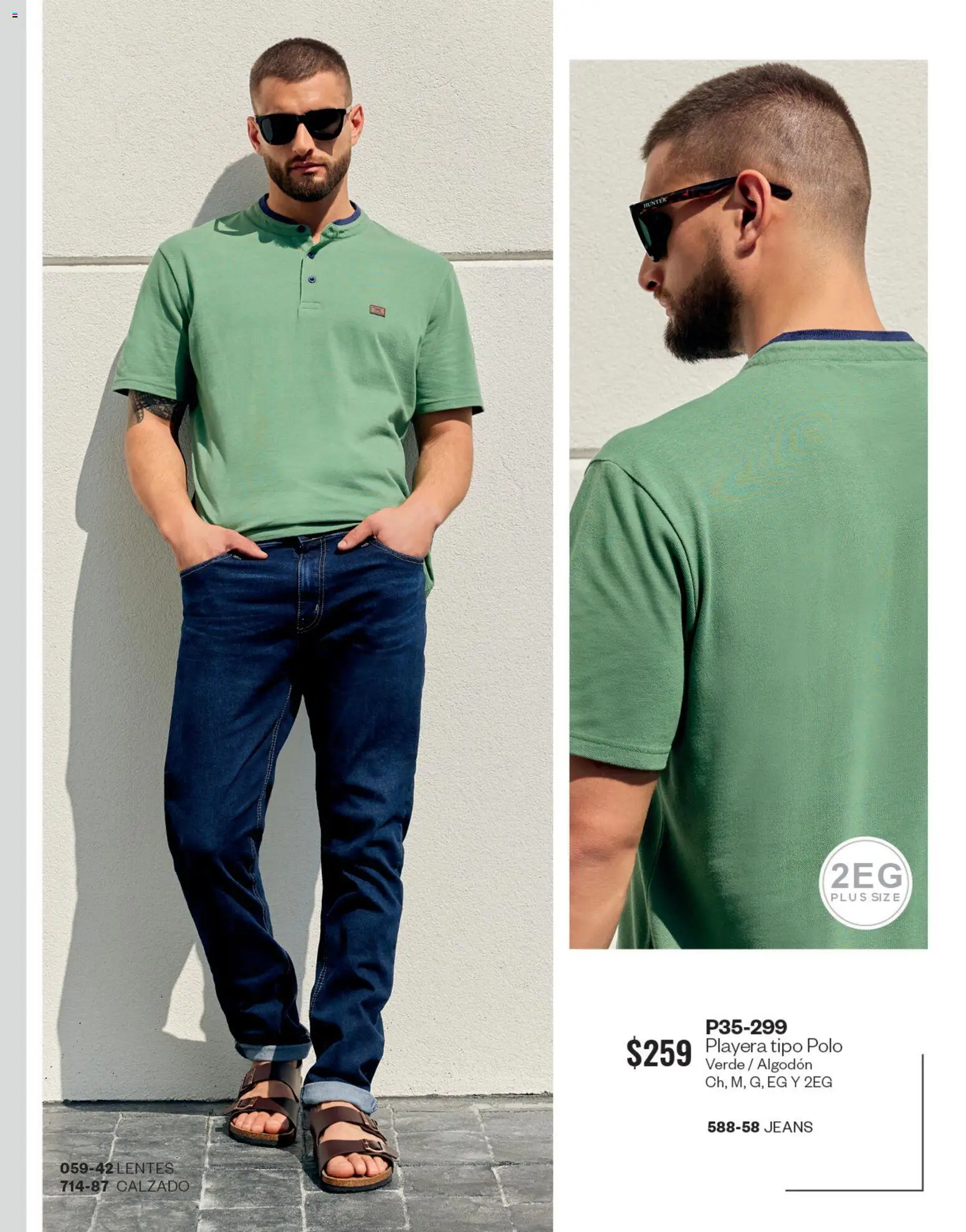 Nuevas ofertas de Cklass válidas en toda la República Mexicana desde el 05.03.2026. ¡Encuentra las mejores ofertas en Cklass catálogo Complemento Verano Calzado! | Página: 448 | Productos: Lentes, Algodón, Playera