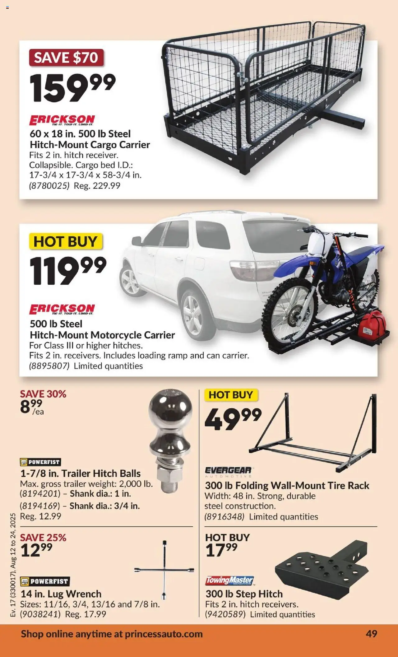 Princess Auto flyer valid from 12.08.2025 | Page: 53