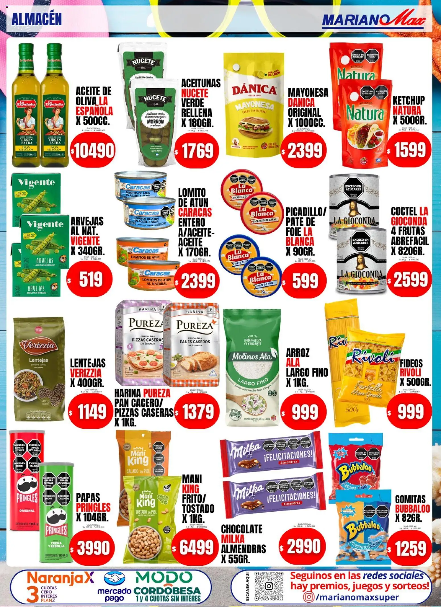 Mariano Max - Catálogo │ válido desde el 03.01.2026 | Página: 3 | Productos: Lentejas, Aceitunas, Atún, Mani
