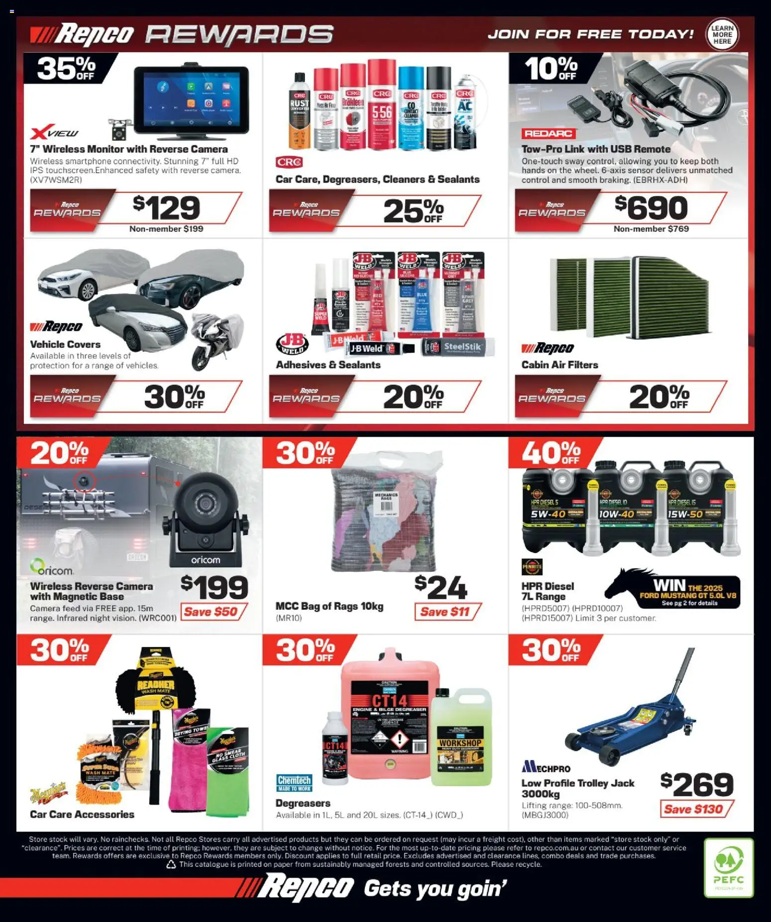 Repco catalogue - valid from 15.04.2026 | Page: 16 | Products: Cloth, Trolley, Monitor, Bag