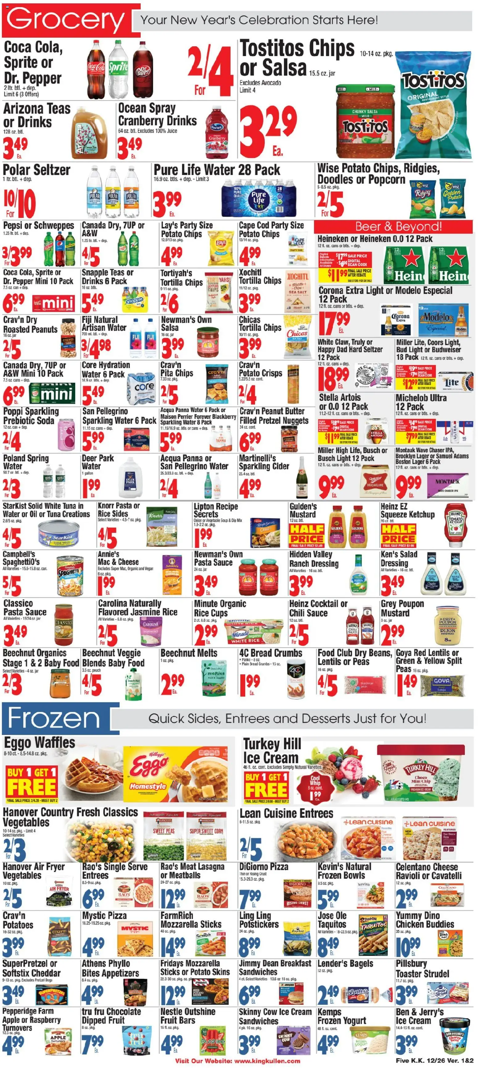 King Kullen Weekly Ad - valid from 25.12.2025 | Page: 5 | Products: Chocolate, Salad, Vegetables, Sauce