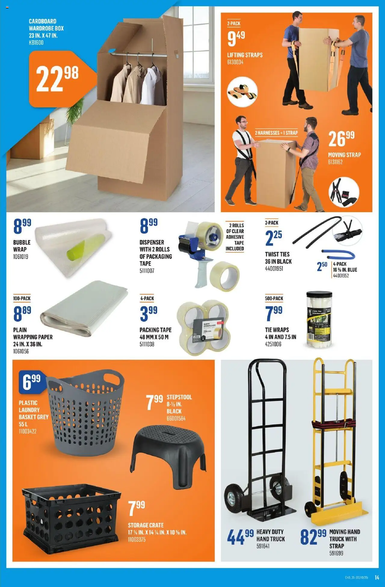 Canac flyer valid from 02.10.2025 | Page: 14 | Products: Wardrobe, Box, Basket