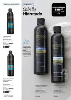 Vista previa de Acondicionador Hidratación y Suavidad, Mejora el aspecto del cabello dejándolo manejable. Acondicionador Hidratación y Suavidad 300 ml, nuevo folleto de la tienda, válido en México a partir del 24.04.2026 | Página: 177 | Productos: Sal, Acondicionador