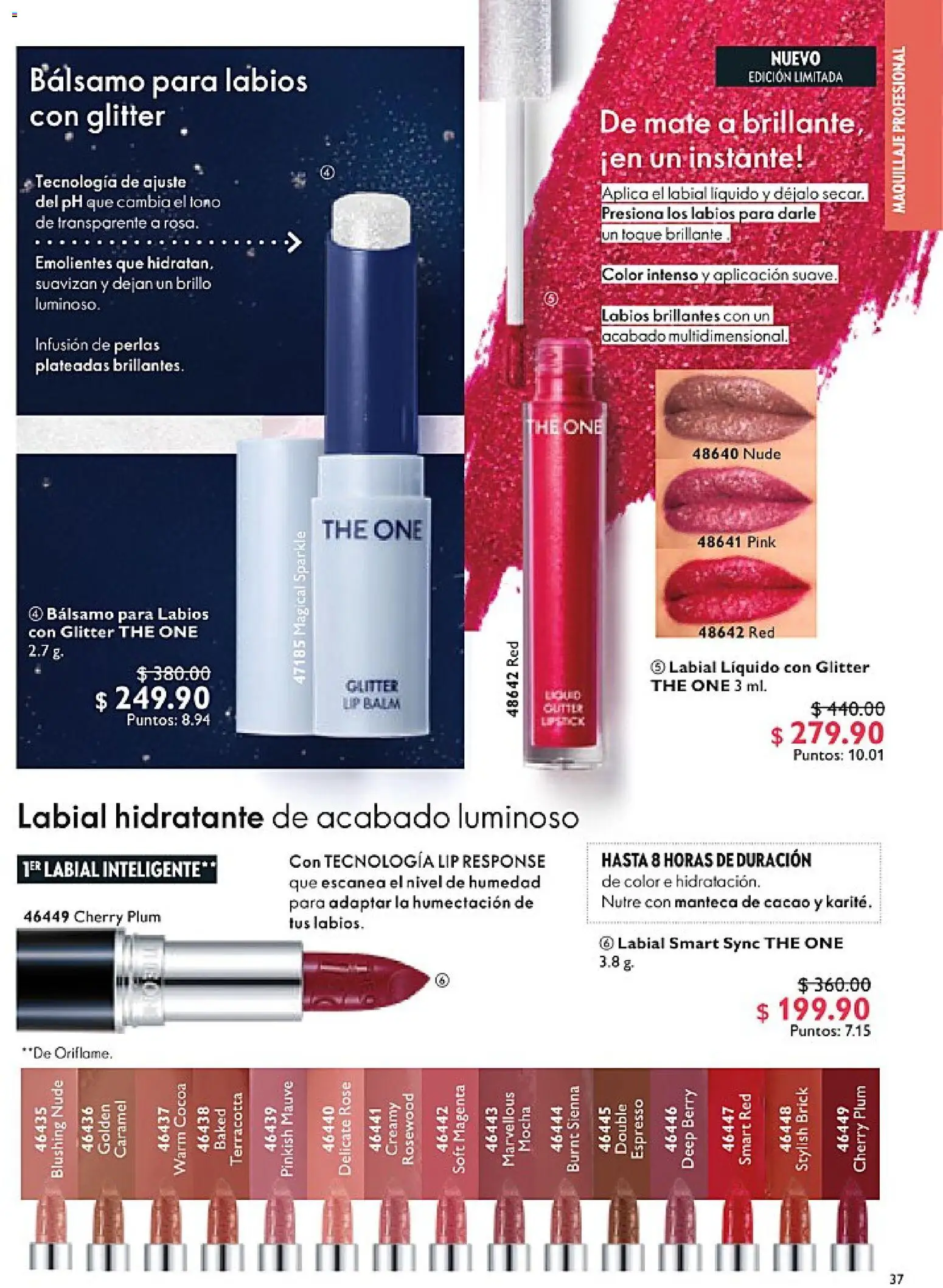 Nuevas ofertas de Oriflame válidas en toda la República Mexicana desde el 14.02.2026. ¡Encuentra las mejores ofertas en Oriflame campaña 3 2026! | Página: 37 | Productos: Glitter, Bálsamo, Mate, Maquillaje