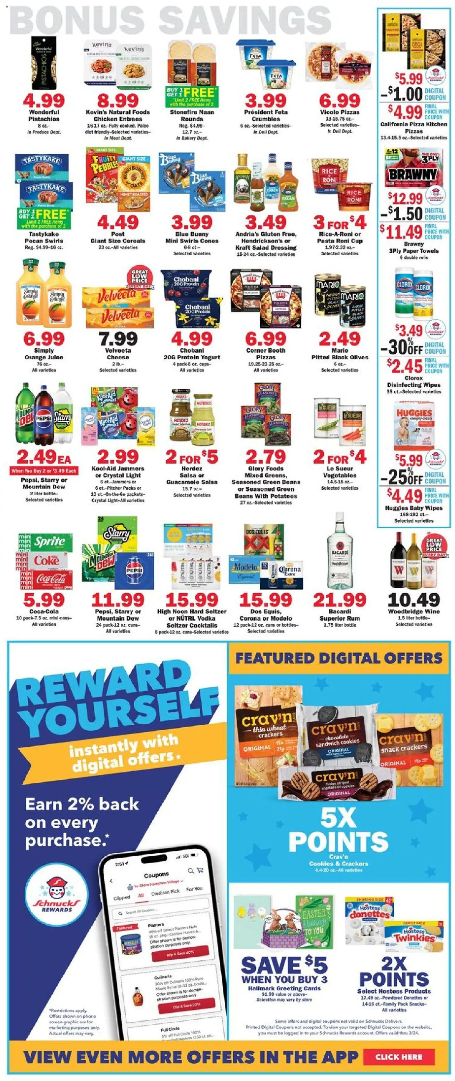 Schnucks Weekly Print Ad - IN - valid from 18.03.2026 | Page: 5 | Products: Bakery, Cheese, Cereals, Cookies