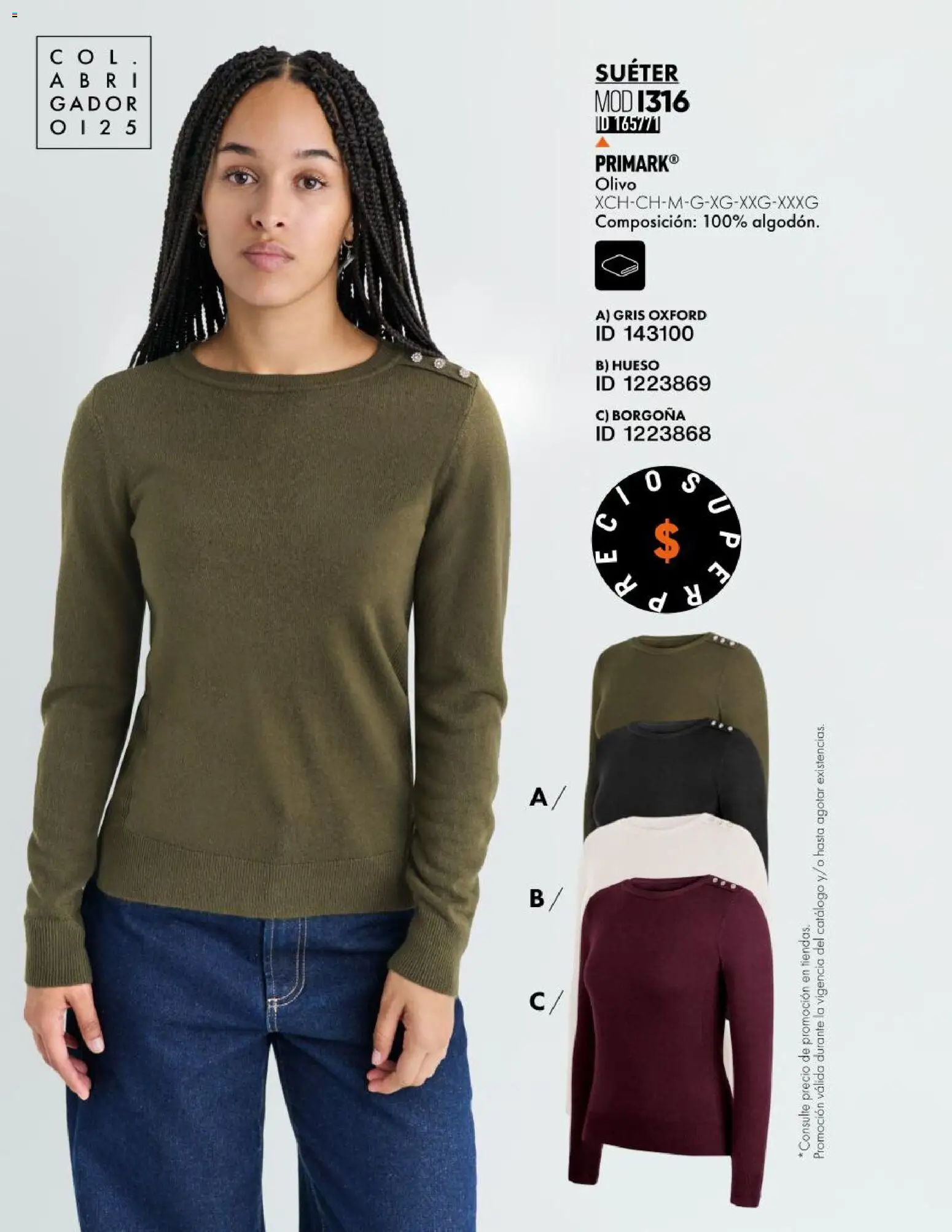 Nuevas ofertas de Price Shoes válidas en toda la República Mexicana desde el 03.11.2025. ¡Encuentra las mejores ofertas en Price Shoes catálogo Abrigador! | Página: 48 | Productos: Suéter