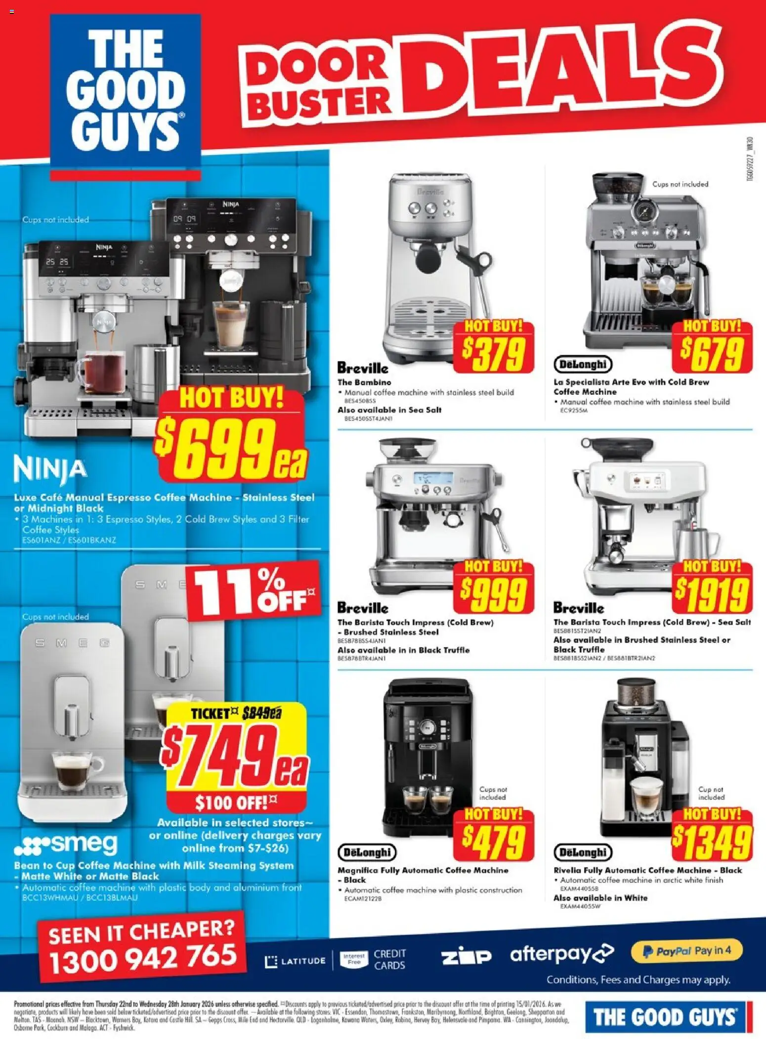 The Good Guys catalogue - valid from 21.01.2026 | Page: 8 | Products: Cups, Door, Milk, Salt