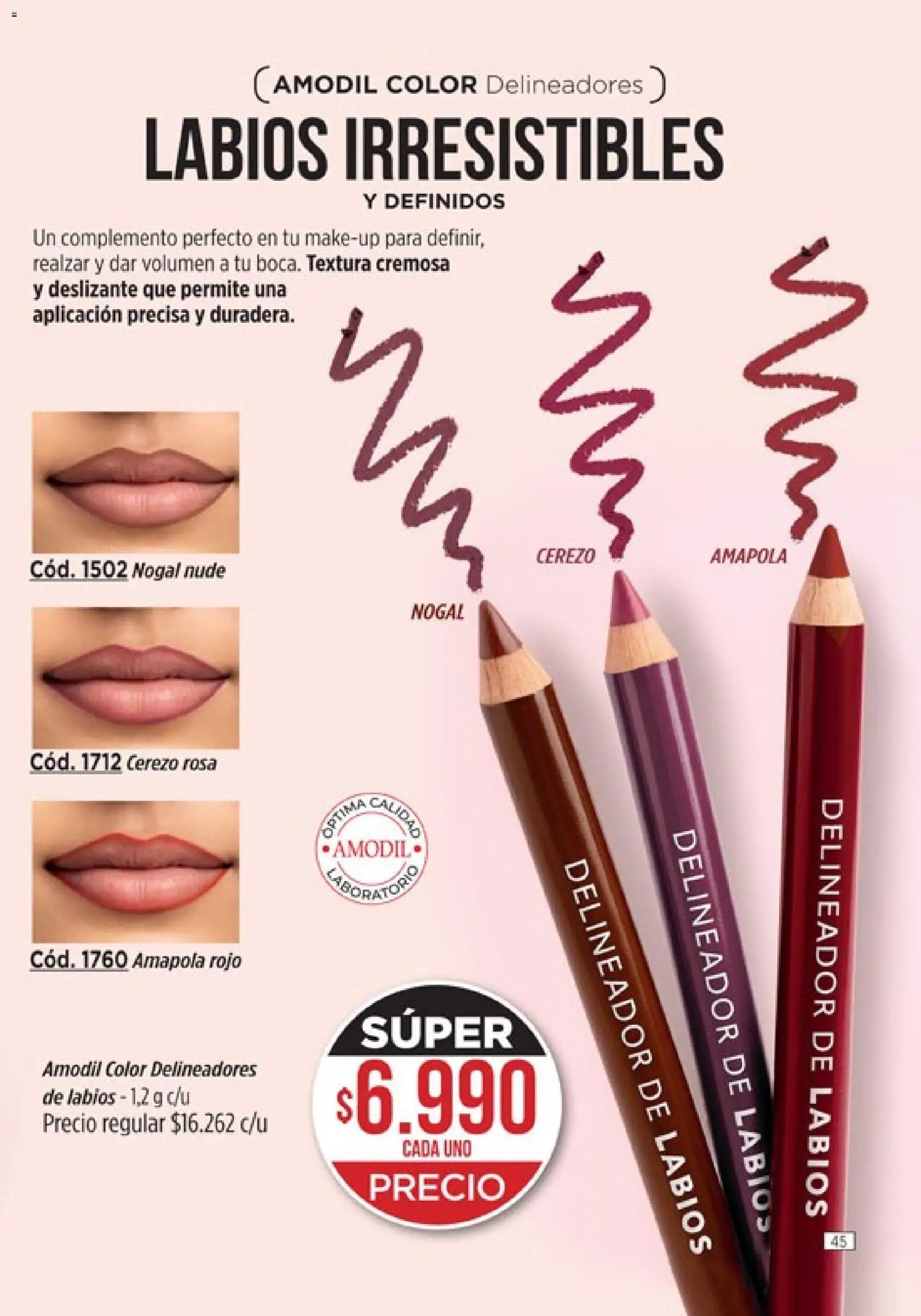 Catálogo Amodil Campaña 5 │ válido desde el 01.03.2026 | Página: 45 | Productos: Delineador