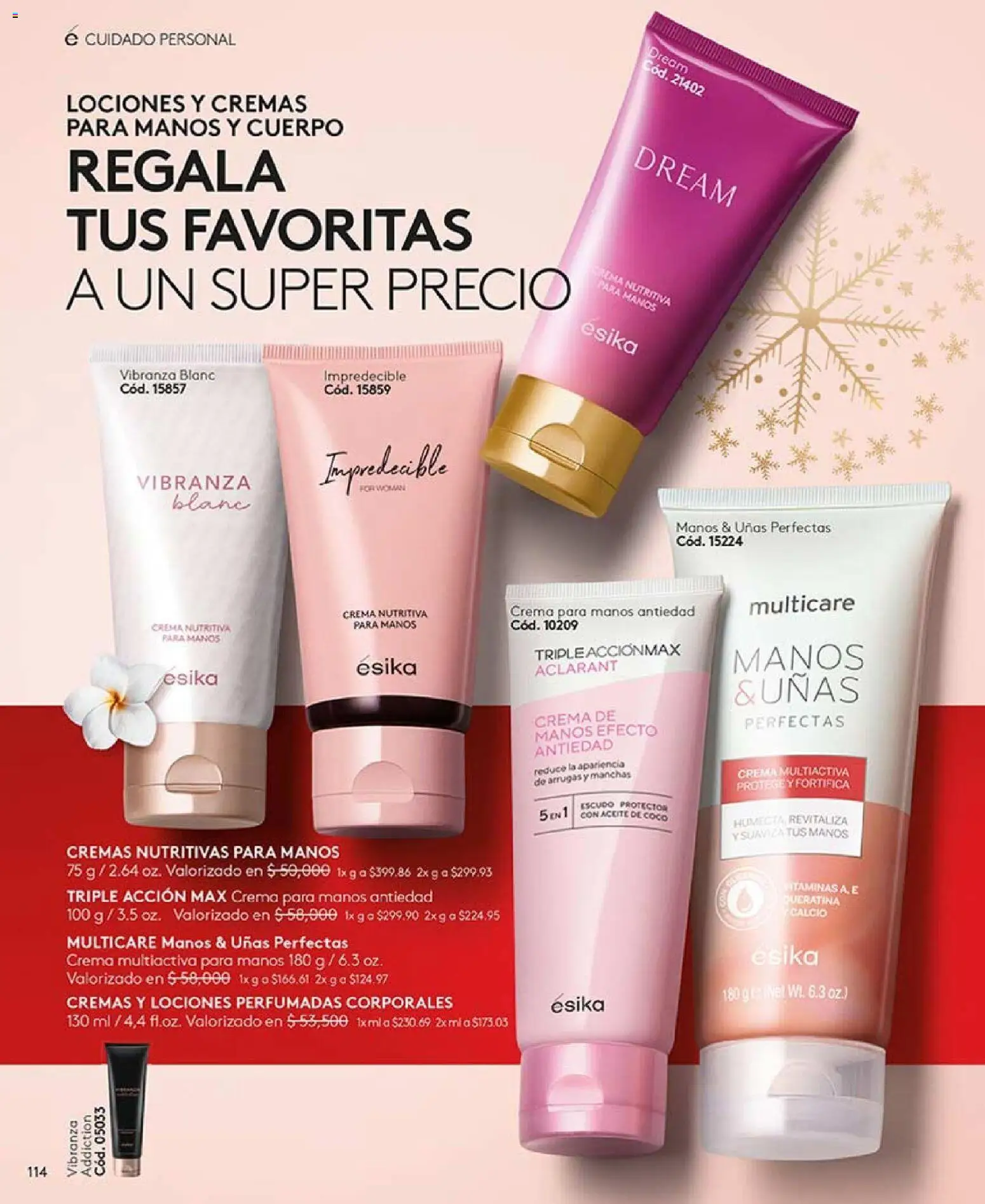 Ésika revista - valida desde el 03.11.2025 | Página: 126 | Productos: Crema, Coco, Vitaminas, Crema de manos