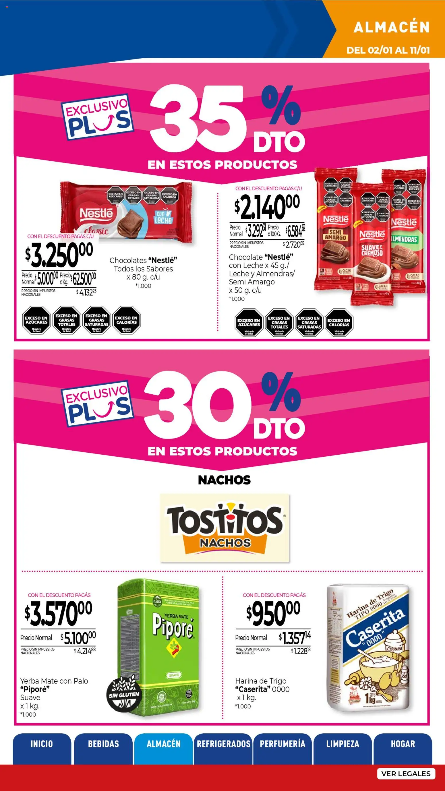 La Anonima catálogo │ válido desde el 02.01.2026 | Página: 12 | Productos: Mate, Harina, Yerba, Leche