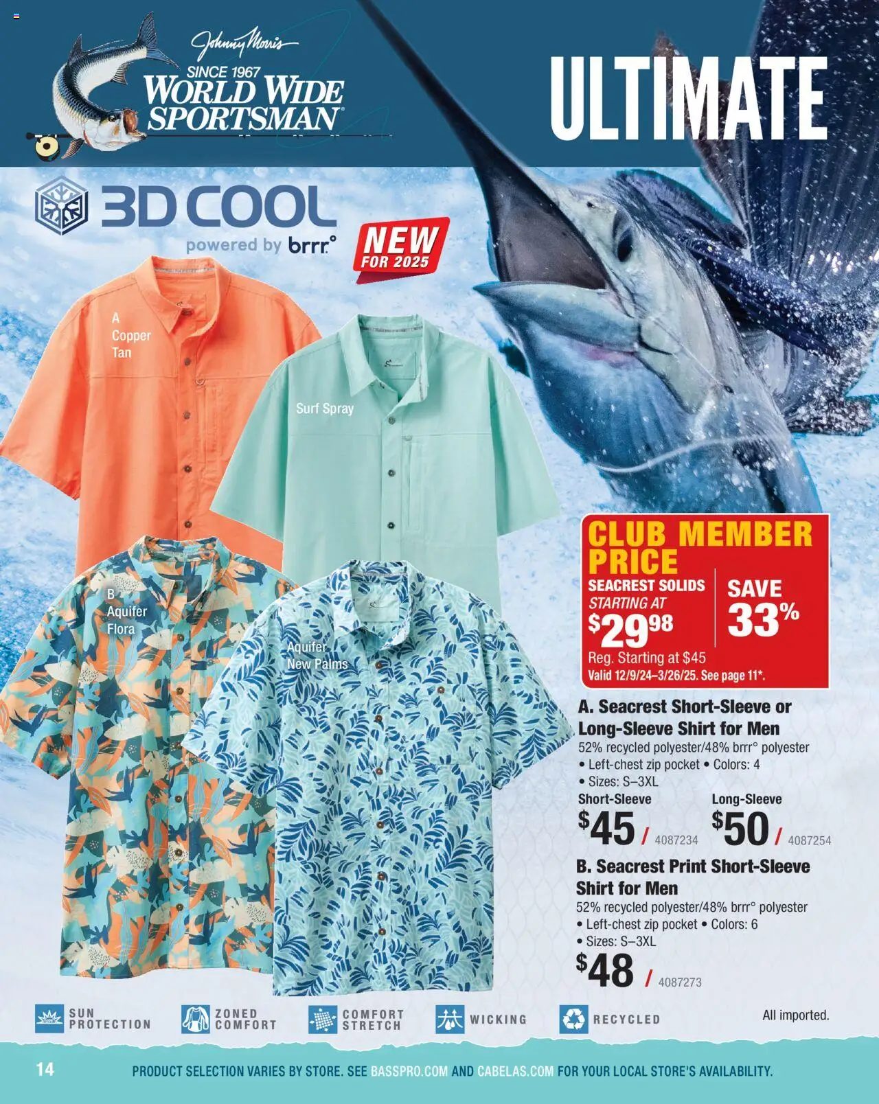 Cabela's Saltwater Specialist 25 - valid from 01.01.2025 | Page: 14 | Products: Shirt