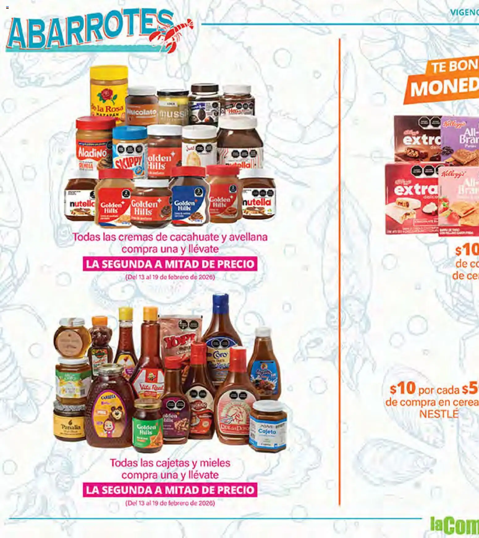 Nuevas ofertas de La Comer válidas en toda la República Mexicana desde el 13.02.2026. ¡Encuentra las mejores ofertas en La Comer folleto Ofertas! | Página: 10 | Productos: Cacahuate, Té