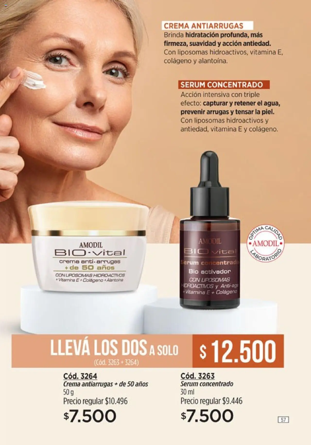 Catálogo Amodil Campaña 11 │ válido desde el 13.06.2025 | Página: 57 | Productos: Serum, Crema