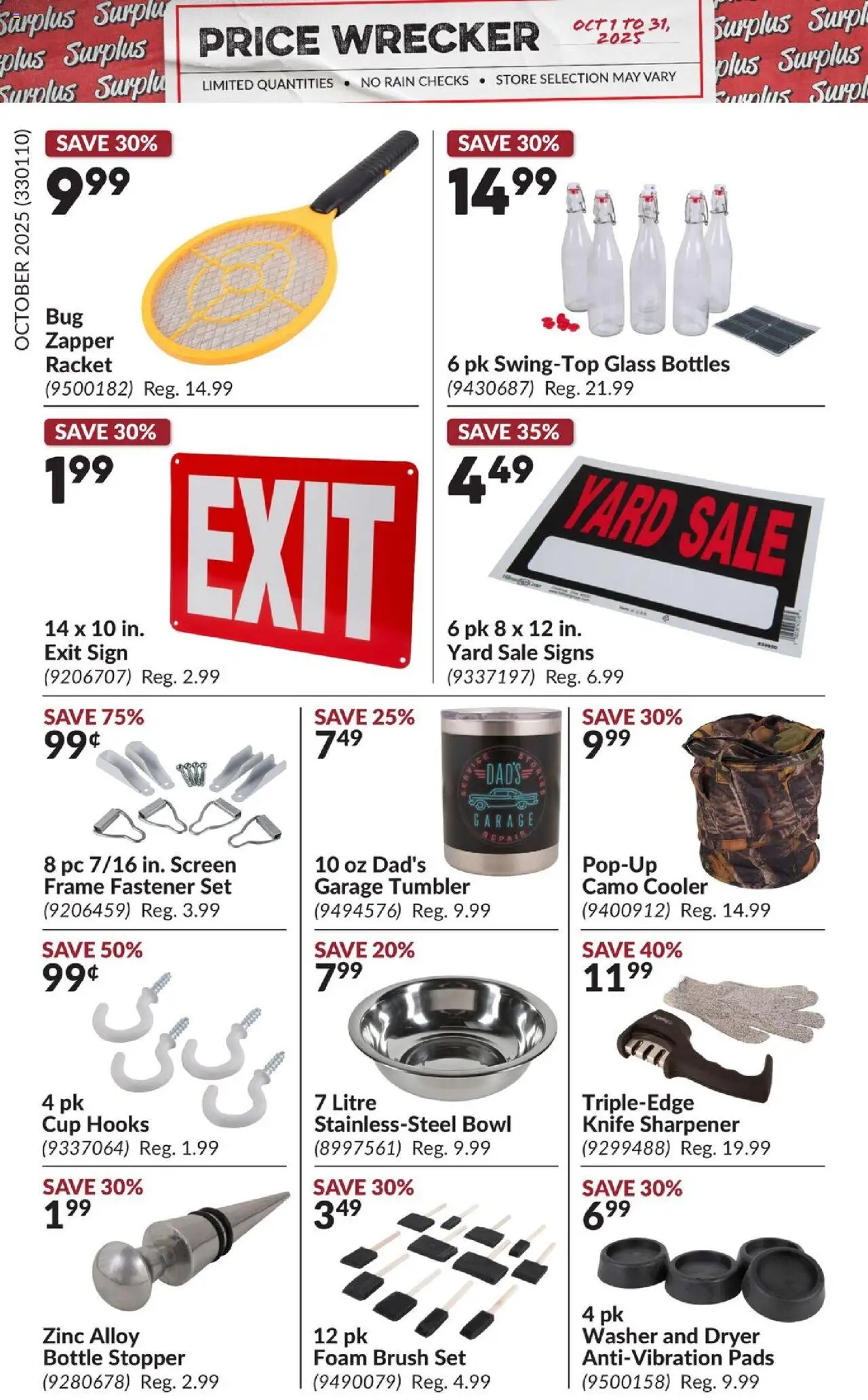 Princess Auto flyer valid from 01.10.2025 | Page: 11 | Products: PC, Dryer, Brush