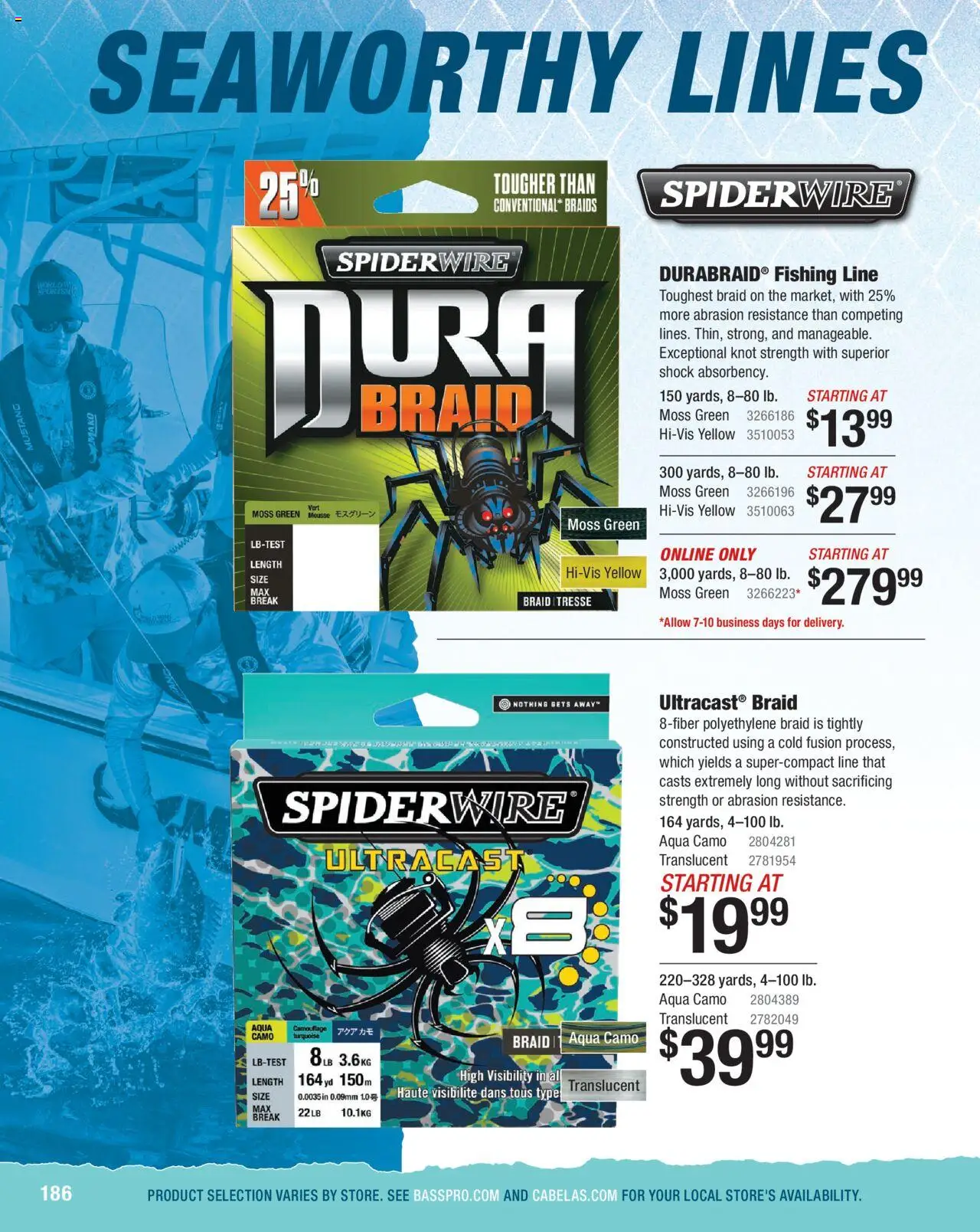 Cabela's Saltwater Specialist 25 - valid from 01.01.2025 | Page: 186 | Products: Fusion, Shock