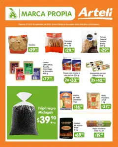 Nuevas ofertas de Arteli válidas en toda la República Mexicana desde el 07.09.2025. ¡Encuentra las mejores ofertas en Arteli - Folleto Quincenal! | Página: 4 | Productos: Azúcar, Sal, Queso, Fresas
