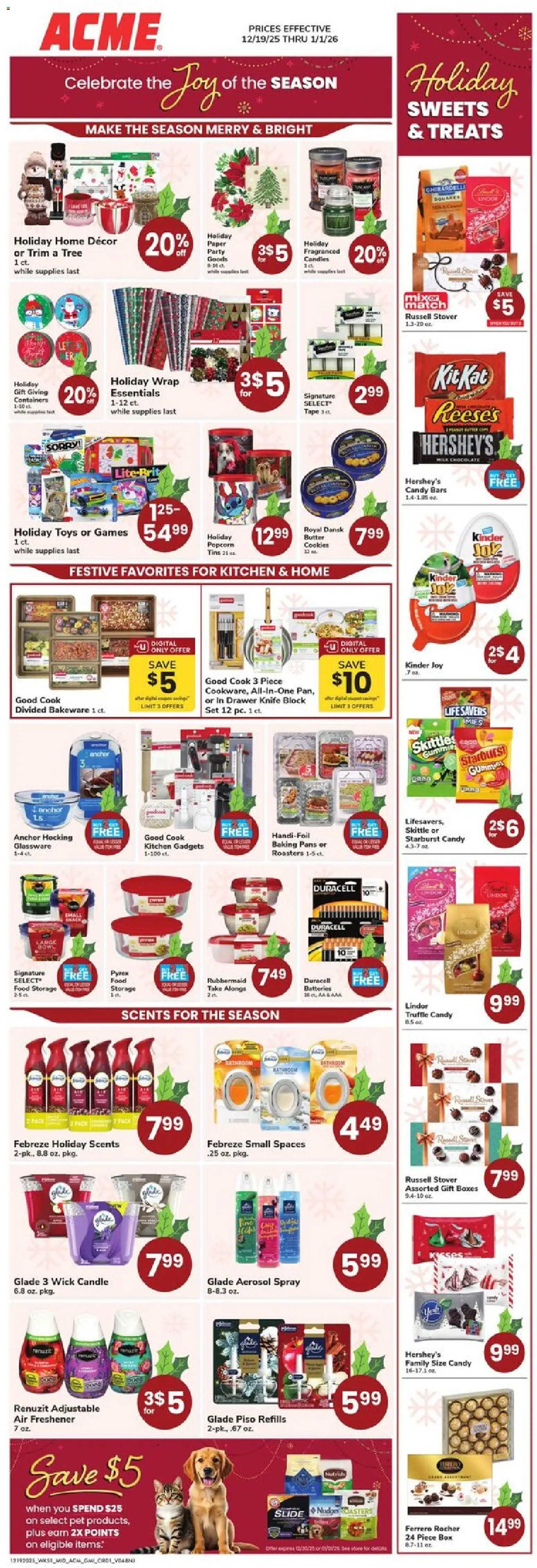Acme Ad - valid from 19.12.2025 | Page: 1 | Products: Trim, Box, Milk, Butter