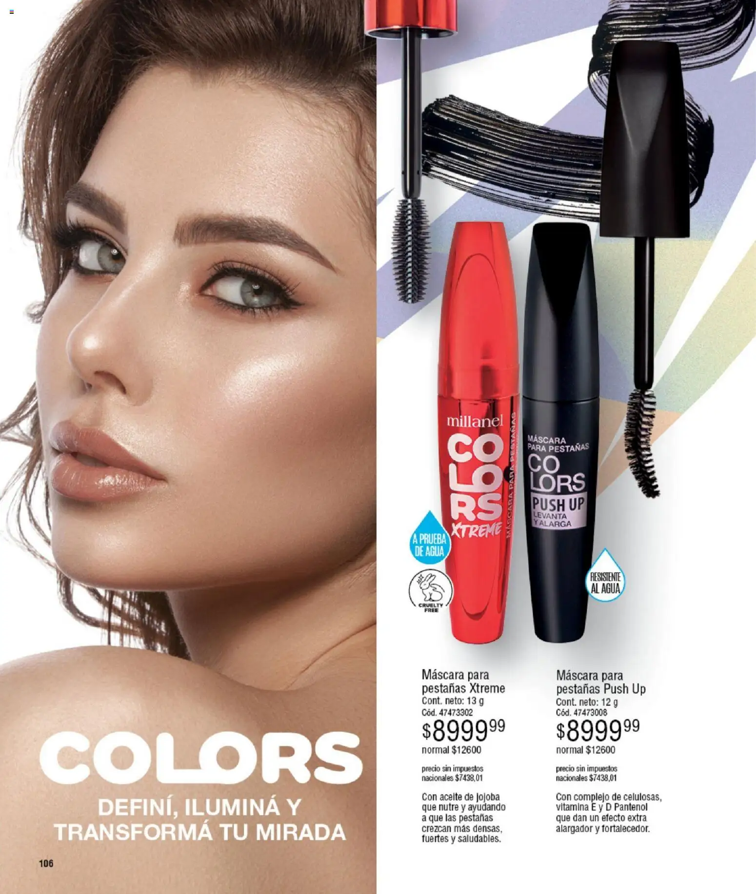 Millanel - Catálogo │ válido desde el 08.12.2025 | Página: 130 | Productos: Aceite, Máscara, Agua