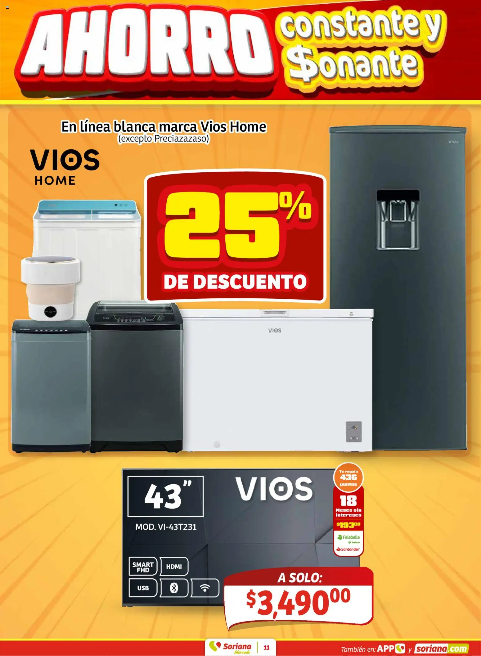 Nuevas ofertas de Soriana válidas en toda la República Mexicana desde el 19.02.2026. ¡Encuentra las mejores ofertas en Soriana - Fin de Semana Mercado: Ags, Nay, Jal, Qro, Col, Mich, Gto, Hgo, Tlax, Mor, Pue, Gro, Oax, Edo. de Mex, CDMX, Zac y SLP! | Página: 11 | Productos: Té