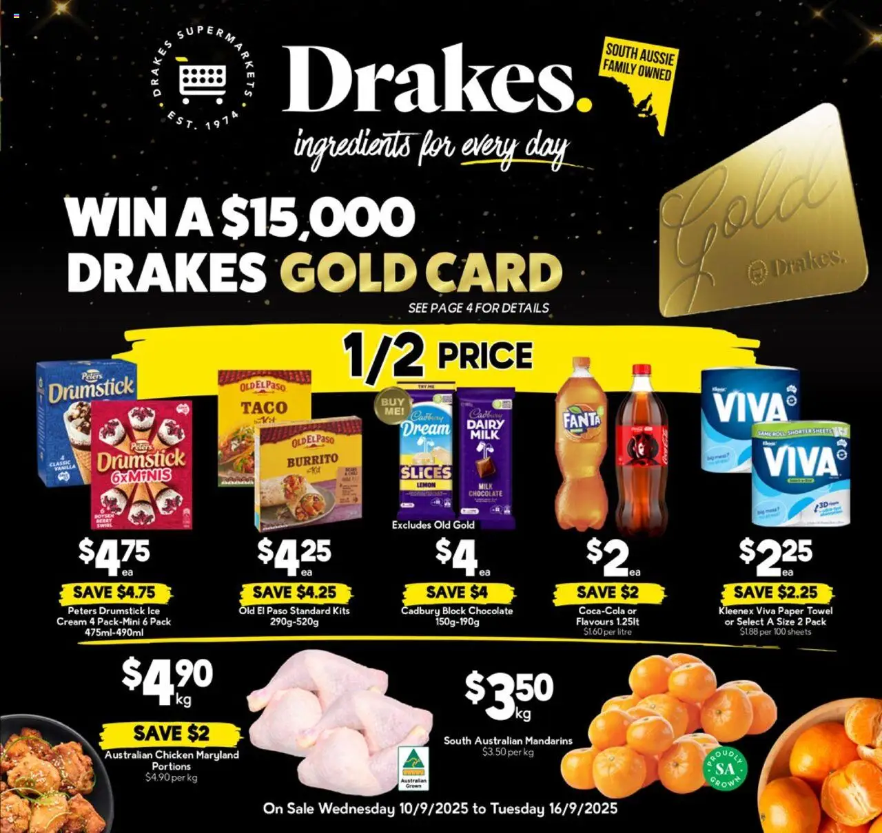 Drakes catalogue - valid from 10.09.2025 | Page: 3 | Products: Kits, Dairy, Chocolate, Mandarins