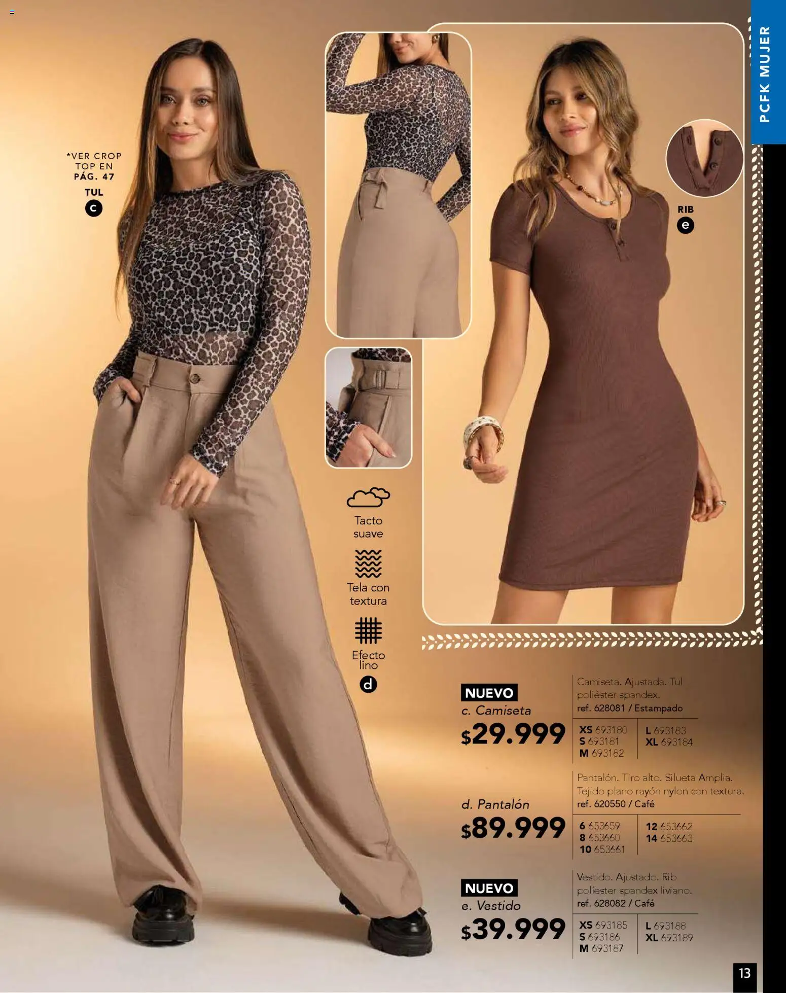 Pacifika revista - valida desde el 01.11.2025 | Página: 13 | Productos: Camiseta, Top, Vestido, Café