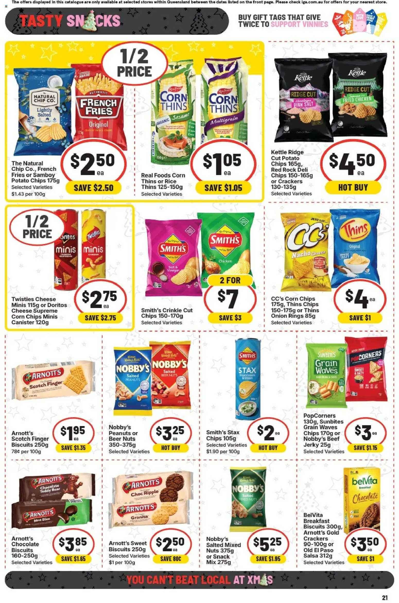 IGA catalogue - valid from 26.11.2025 | Page: 20 | Products: Beer, Salt, Salsa, Vinegar
