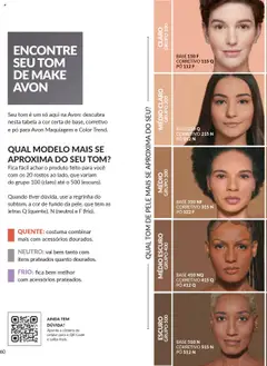 Avon - Campanha 17 - Pré-Visualização do folheto da loja Avon, válido de 07.10.2025 | Página: 60 | Produtos: Maquiagem, Pó, Base, Câmera