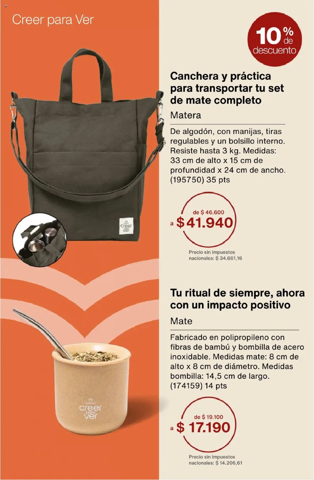 Natura - Catálogo Ciclo 15 │ válido desde el 01.10.2025 | Página: 249 | Productos: Mate, Bombilla