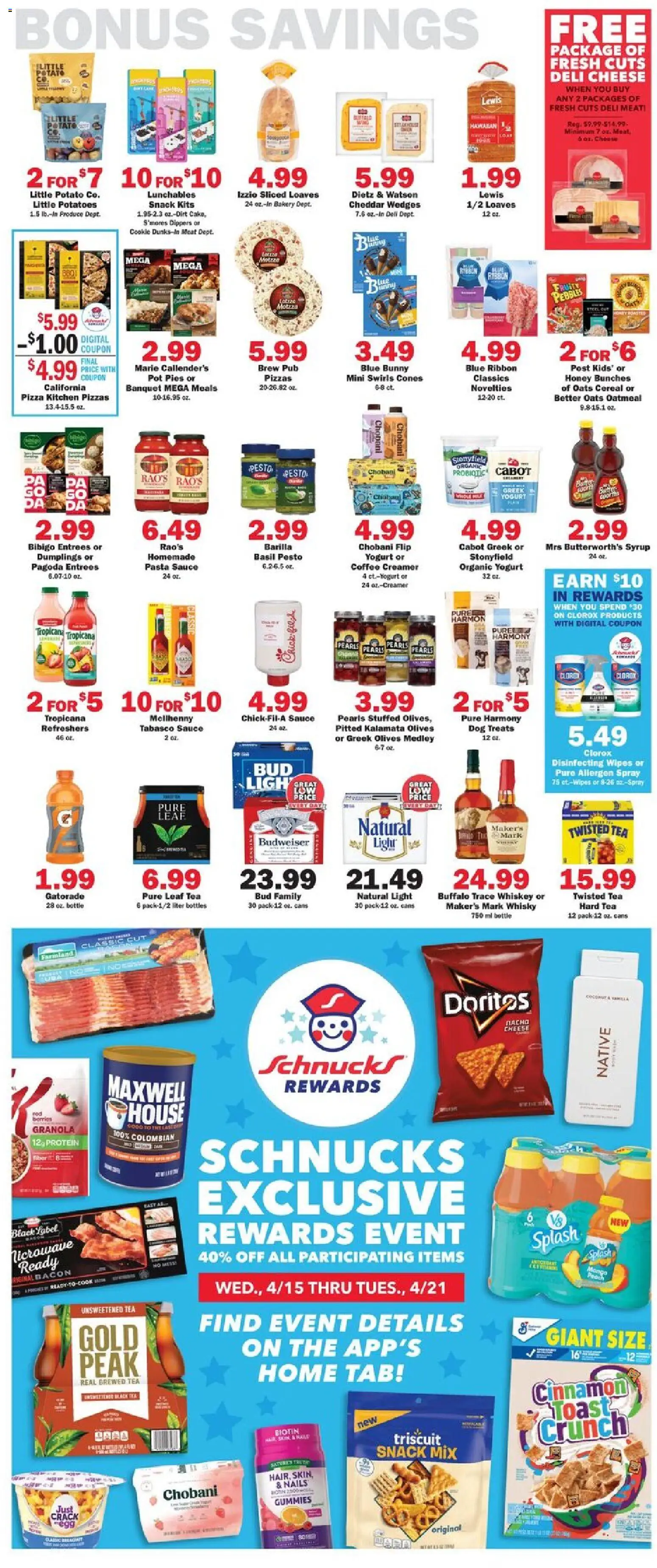 Schnucks Weekly Print Ad - MO - valid from 15.04.2026 | Page: 5 | Products: Bakery, Biotin, Yogurt, Sauce