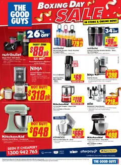 Preview of The Good Guys  Catalogue  - valid from 17.12.2025 | Page: 11 | Products: Ice cream, Water, Blender, Portable