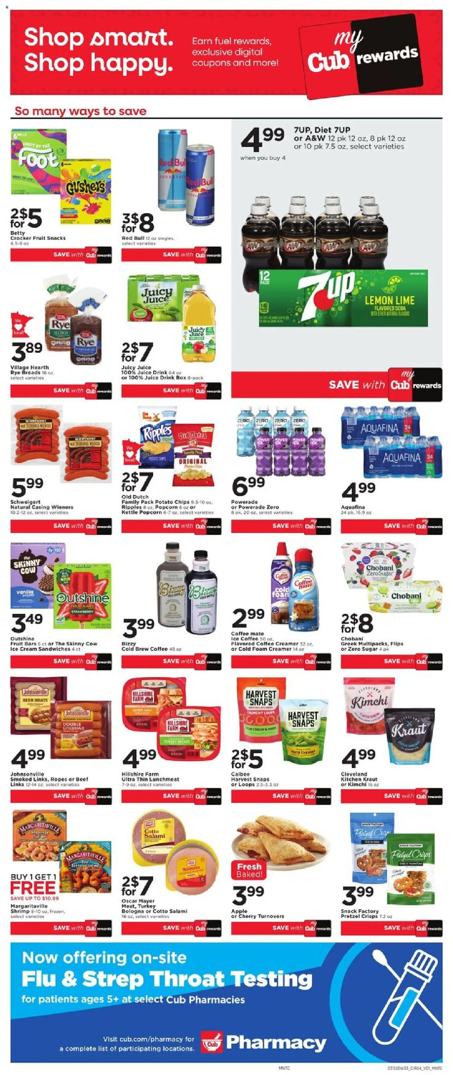 Cub Foods Weekly Savings - MN - valid from 15.03.2026 | Page: 6 | Products: Salami, Juice, Cream, Lemon