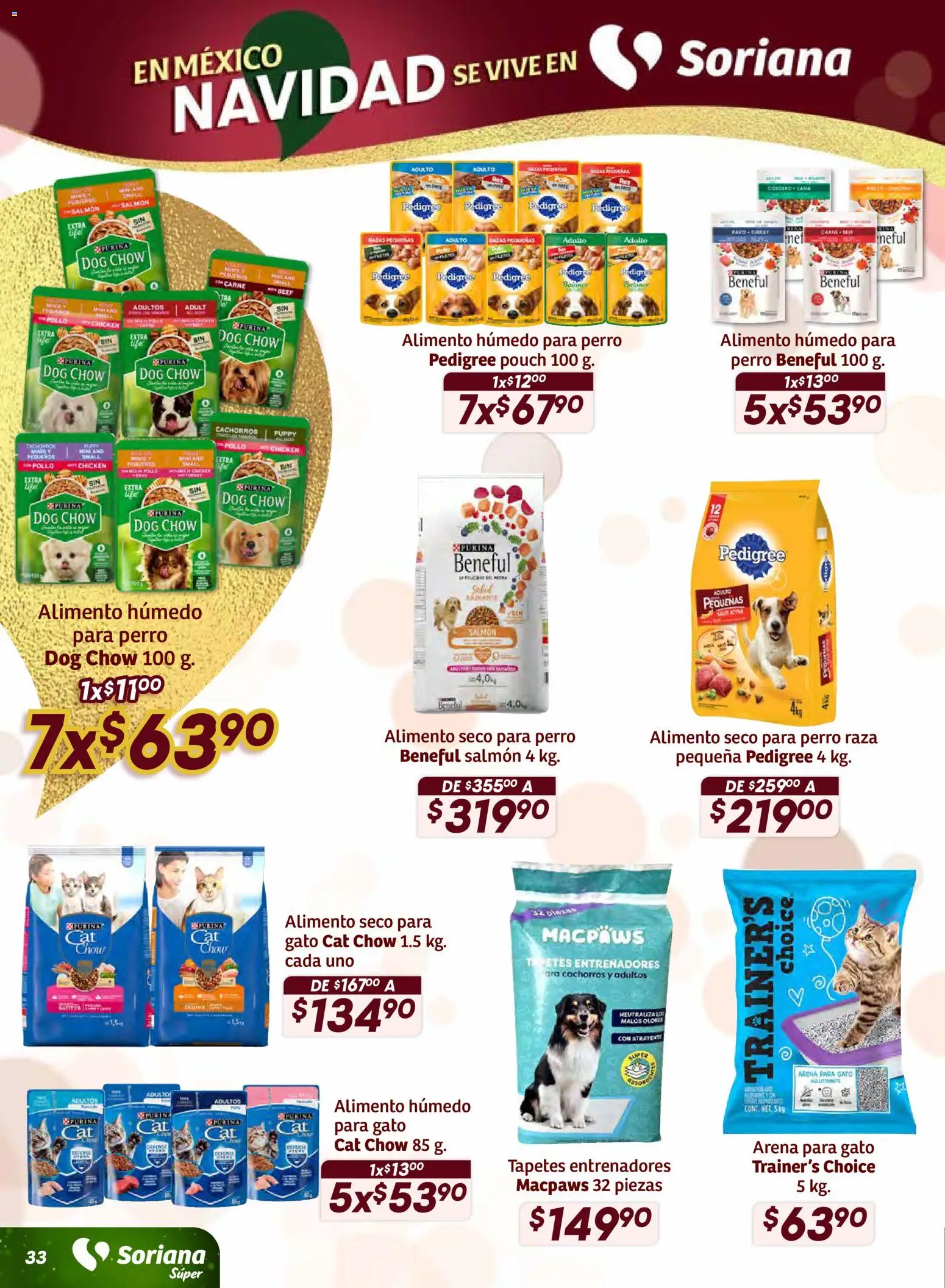 Nuevas ofertas de Soriana válidas en toda la República Mexicana desde el 11.12.2025. ¡Encuentra las mejores ofertas en Soriana - Preciazazaso Súper: Camp, Chia, Oax, Q. Roo, Tab, Yuc! | Página: 33 | Productos: Pollo