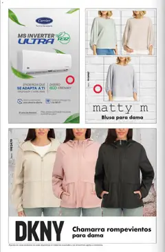 Vista previa de Chamarra rompevientos para dama, Women's windbreaker jacket, nuevo folleto de la tienda, válido en México a partir del 01.04.2026 | Página: 124 | Productos: Blusa, Chamarra