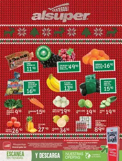 Vista previa de Alsuper folleto Chihuahua Estado, nuevo folleto de la tienda, válido en México a partir del 25.11.2025