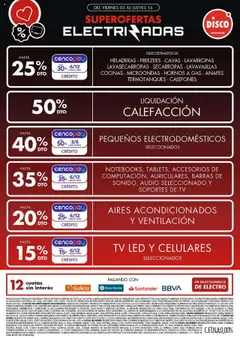 Vista previa Disco - Ofertas | Electro, T. Libre y más válido desde el 03.10.2025