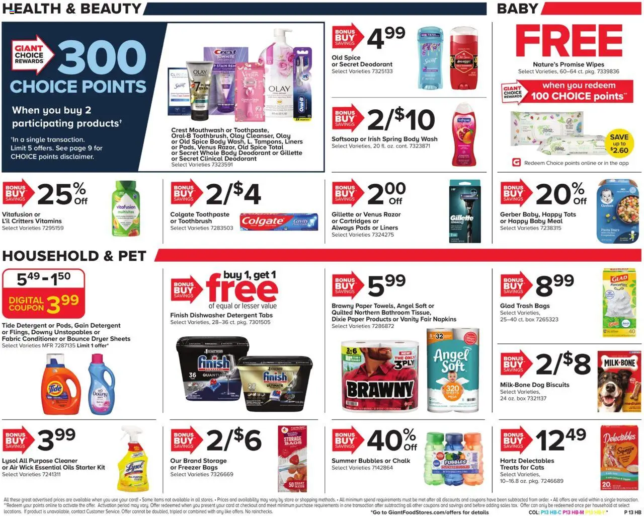 Giant Weekly Ad - valid from 01.08.2025 | Page: 14 | Products: Toothbrush, Body Wash, Starter, Dryer